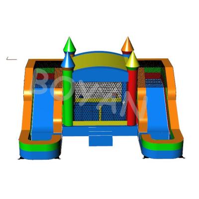 China interior & Outdoor Tropical Inflatable Combo Bouncer Inflatable Combo Slide Entertainment Castle Slide for sale