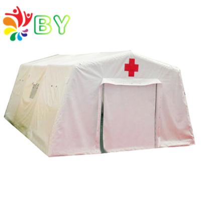 China 0.6mm pvc tarpaulin portable airtight inflatable hospital tent, field hospital tent for sale