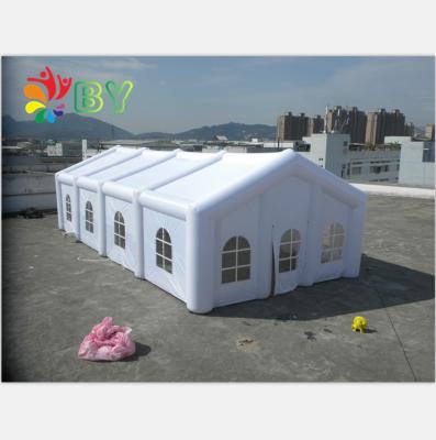 China 0.6mm PVC Tarpaulin Good Price White Wedding Inflatable Tents, Inflatable Airtight Event Tents, China Advertising Tent for sale