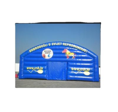 China 0.6mm PVC Tarpaulin Inflatable Buildings /inflatable Cube Tent For Outdoor for sale