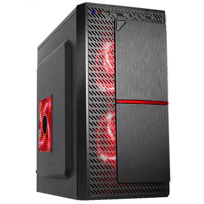 China With fan Hotsale ATX micro desktop pc case atx/micro atx desktop pc case/enclosing tower cabinet with fans and led light for sale