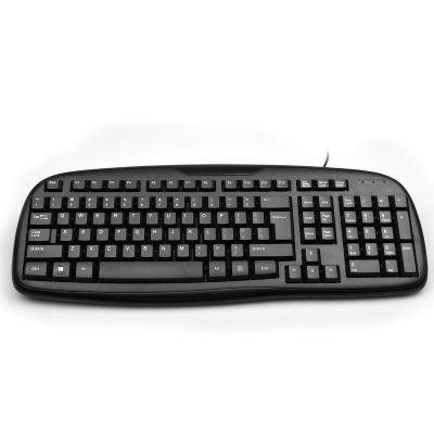 China Classic Ergonomic 104 Key Key Cap High Hot Selling USB Wired Keyboard With Different Layout From OEM Service Manufacturer for sale