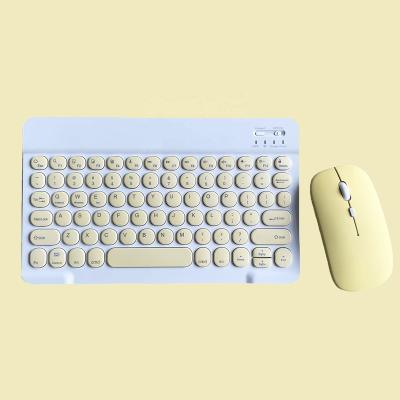 China For Tablets Hotsale Ergonomic Optical Wireless Round Combo Desktop Keyboard Mouse And Mouse Key Top Keyboard Combo Sets for sale