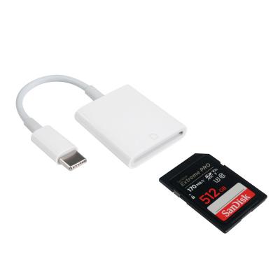 China Camera Type C to SD Card Reader C Type Card Reader Camera SD Reader Type C 2021 for sale