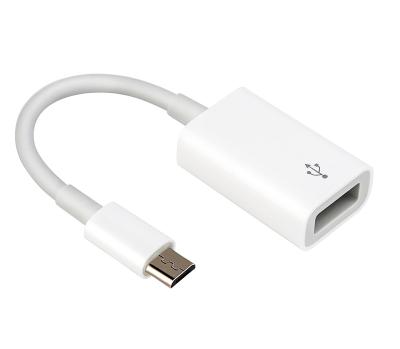 China Mobile Phone Micro USB OTG Adapter Micro USB Cable Adapter Support Data Transfer for sale