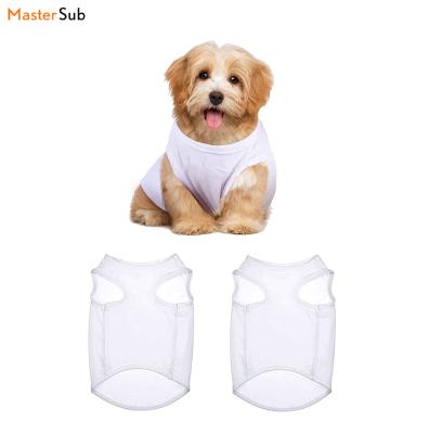 China Factory Stocked Blank Sublimation Dog Shirt, Lightweight Pet Clothes For Medium Small Dog for sale