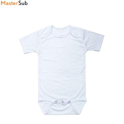 China Sublimation Manufacturer Polyester Sublimation Baby Onesie, Blank Baby Onesie Short Sleeve For Baby for sale