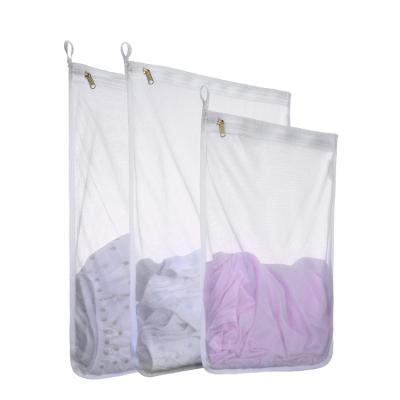 China Contemporary Manufacturer Mesh Laundry Bag For Delicate With Zipper, Mesh Wash Bag, Travel Storage Organize Bag for sale