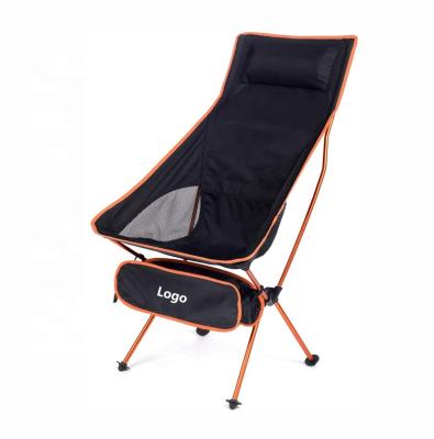 China Ultralight Ultralight High Back Camping Chair With Headrest And Carry Bag For Camping Hiking for sale