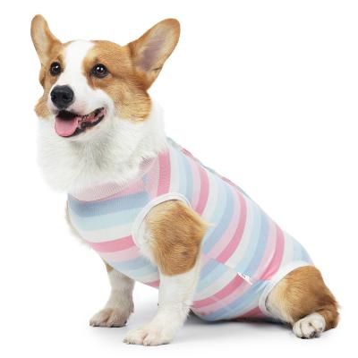 China Pet Body Sterilization Dog Surgery Recovery Pet Coat Viable Postoperative Suit Cloth Dog Supply Breathable Anti-licking Suit for sale