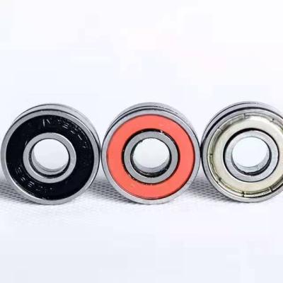 China Machinery Repairs Workshop Plastic Nylon 608ZZ Polyurethane Coated Ball Bearings For Sliding Doors And Windows for sale