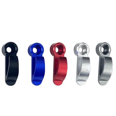 China Modified Aluminum Alloy Motorcycle Helmet Half Hook Brake Pump Cover CNC Scooter Side Storage Hook for sale