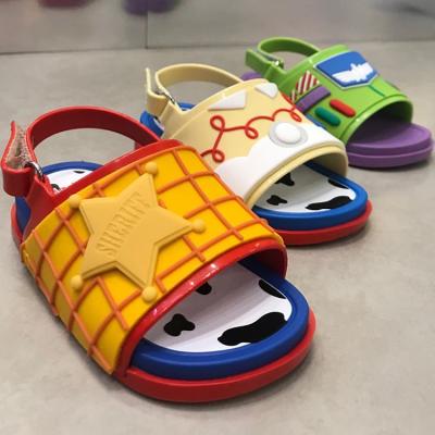 China 2021 New MELiSSA fashion cartoon waterproof children's sandals soft soles for beach non-slip casual comfortable simple for sale