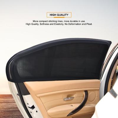 China Lowering Car Interior Temperatures Car Back Window Curtain Collapsible Flexible Sunshade for sale