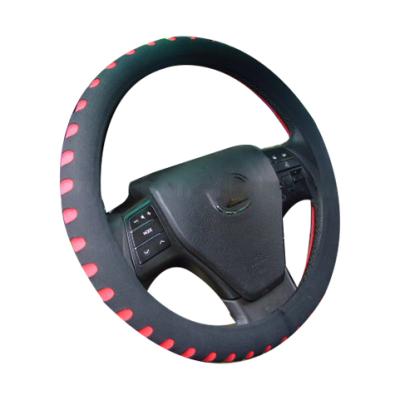 China Sports strong friction and comfortable soft steering wheel cover for sale