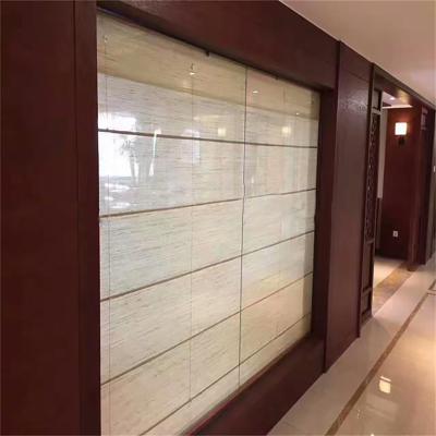 China Blackout 2017 New Materials Natural Ramie Fabric Sunshade Shade Curtain for sale