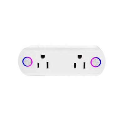 China The Best Smart PC Fireproof Wifi Smart Socket For Indoor 12.3*4.3*5.4cm for sale