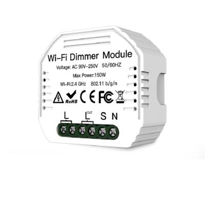 China Highly Recommend Intelligent Dimmer Wifi White Smart Switch For Bedroom Door 5.8*5.5*3cm for sale