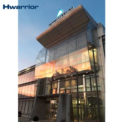 China Aluminum Curtain Wall Frame Exterior Wall Cladding Hardware High End Glass Accessories for sale