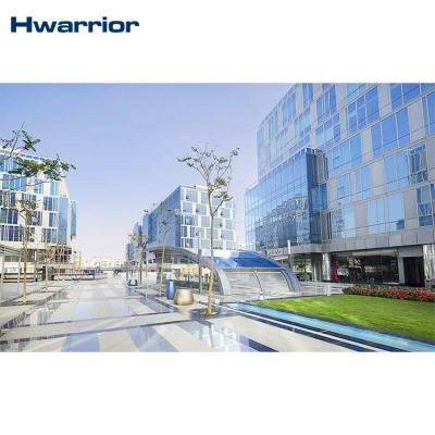 China Hot Sale Aluminum Tempered Glass Frame Aluminum Frame Curtain Wall System For Skyscrapers for sale