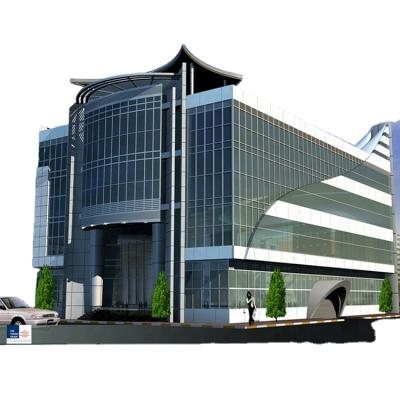 China Modern Factory Hot Sale Aluminum Hwarrior Laminated Glass Facade System Price for sale