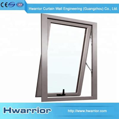 China Auto Extrusion Profile Thermal Insulated Tilt And Turn All Weather Aluminum Windows for sale