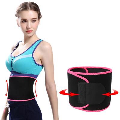 China Breathable Fitness Slimming Belly Belt Weight Loss Waist Trimmer Waist Trainer Sweat Belt for Women and Men for sale