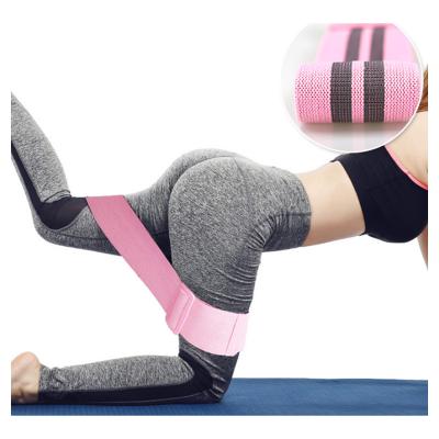 China Wholesale Non-Slip OEM Color Non-Slip Hip Booty Fabric Resistance Bands Exercise Multi-Skid Adjustable Butt Circle for sale