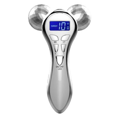 China IFINE Anti-Puffiness Beauty Facial Lifting Massage V Face Shaping 4D Roller Facial Massager Anti Aging for sale