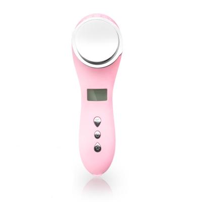 China Blood Vessel Removal Beauty Equipment Vibration Cold-Hot Iontophoresis Massager Facial Ionic Face Lift Machine for sale