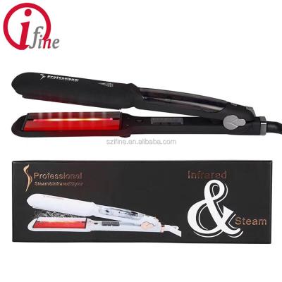 China Infrared Vapor Argan Beauty Products For Women Innovative Product Argan Oil Vapor Smart Infrared Hair Straightener 2019 As TV View for sale