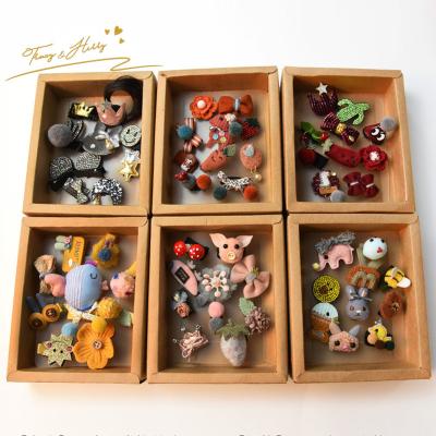 China New Tracy and Herry Lovely Baby Hairpin Hair Accessories BB Clip Wholesale Baby Headdress Baby Hairpin Set Baby Hair Accessories BB Clip for sale