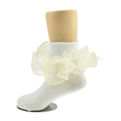 China Wholesale QUICK DRY Children's Cute Spring Tube Baby Lace Socks and Princess Lace Mid Autumn New Design Girls Socks for sale