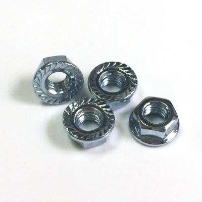 China Heavy Industry Knurled Hex Flange Nut for sale