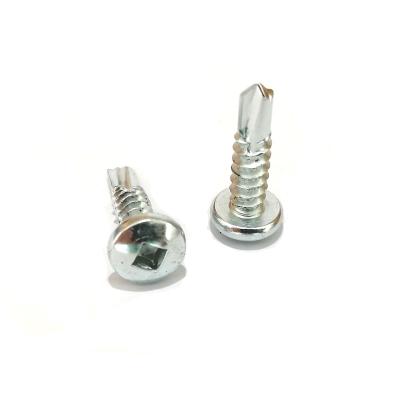 China Square Head Self Pan JSCREW 10#X19mm Pan Drilling Screw, Drill Shank for sale