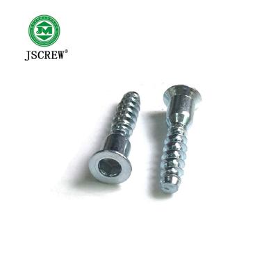 China Pan Galvanized Hex Socket Confirmat 7x50 Furniture Screw for sale