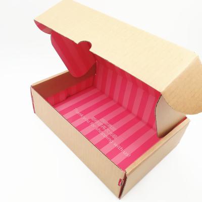 China Recycled Materials Custom Printed Corrugated Folding Mailer Box For Shipping for sale