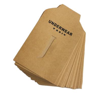 China Garment Underwear Kraft Packaging Product Box Bag for sale