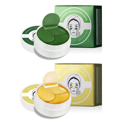 China Wholesale Hydrogel Patches Crystal Eye Mask Private Label Moisturizing 24K Gold Snail Seaweed Eye Pads Gel Patch à venda