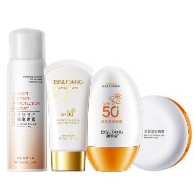 Китай private label best spf 50 sunscreen cream spray face facial sunscreen продается