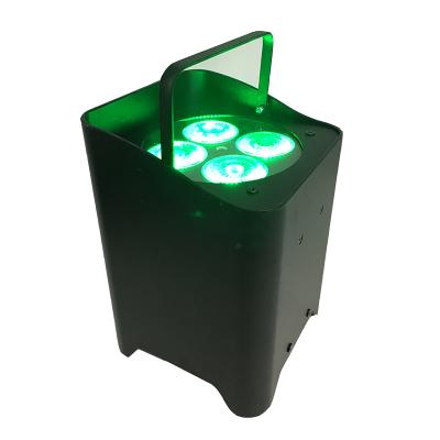 China 400 Meters Waterproof Battery Par 4 RGBWA+UV (wireless+remote+wifi) LED Outdoor Light for sale