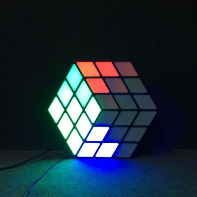 China Mixed Color Magic Cube Effect Flat Panel Led Wall Washer Light for sale