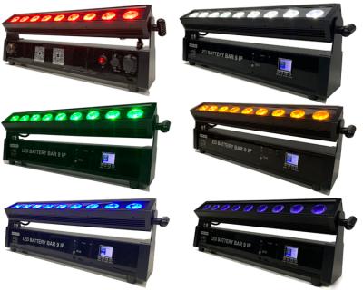 China LANDSCAPE 90W IP54 waterproof wifi 9pcs led pixel bar rgbaw stage wash outdoor step light for sale