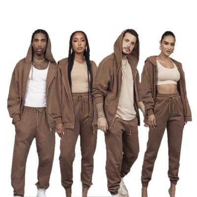 China Custom Logo Women Jogger Sweatsuit Set Autumn Anti-wrinkle Cropped Hoodie Women Sweat Suit Top Set for sale