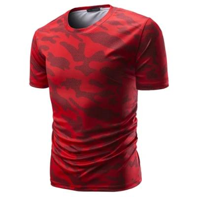 China Factory Wholesale Anti-wrinkle Round Neck Short Sleeve Men's T-shirt Digital Printing Mens T-shirt for sale