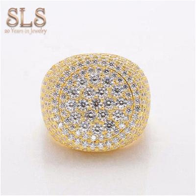 China FASHIONABLE Amazon Alibaba Best Seller 925 Ring Diamond Saudi Arabia Gold Silver Wedding Ring for sale