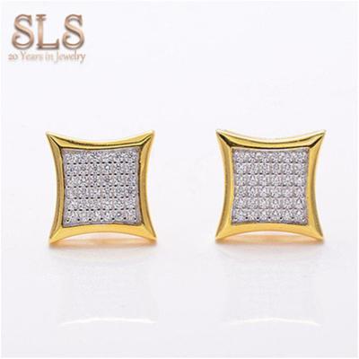 China Fashion 925 Wholesale Italian Stud Earrings Factory Rings Jewelry Silver Earrings for sale