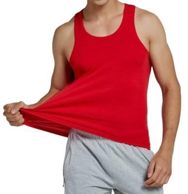 China Summer QUICK DRY Men's Vest With Cotton Base Tight Fit Sports And Fitness Sleeveless T-Shirt for sale