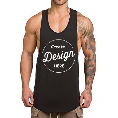 China New Arrival QUICK DRY Mens Gym Muscle Workout Custom Design High Quality Tank Tops for sale