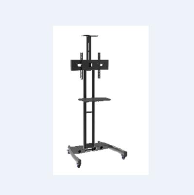 China Adjustable Height (Height) Mobile TV Platform Easy Cart With Portable Mount Stand With Four Wheels for sale